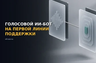 Голосовой ИИ-бот на первой линии техподдержки: схема обработки обращений