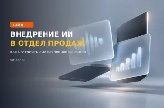 Искусственный интеллект в продажах: анализ звонков и лидов в CRM