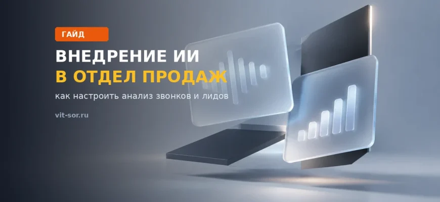 Искусственный интеллект в продажах: анализ звонков и лидов в CRM