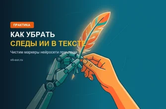 Как убрать следы ИИ в тексте: чистим маркеры нейросети промптом