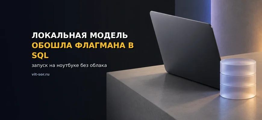 Локальная модель SQL на ноутбуке: сравнительные бенчмарки без облака