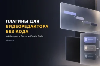 Вайбкодинг плагины для видеоредактора: сборка без кода в Cursor