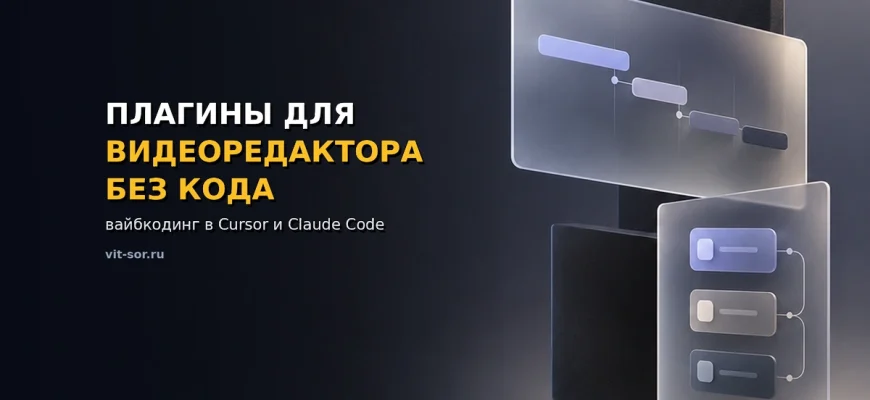 Вайбкодинг плагины для видеоредактора: сборка без кода в Cursor